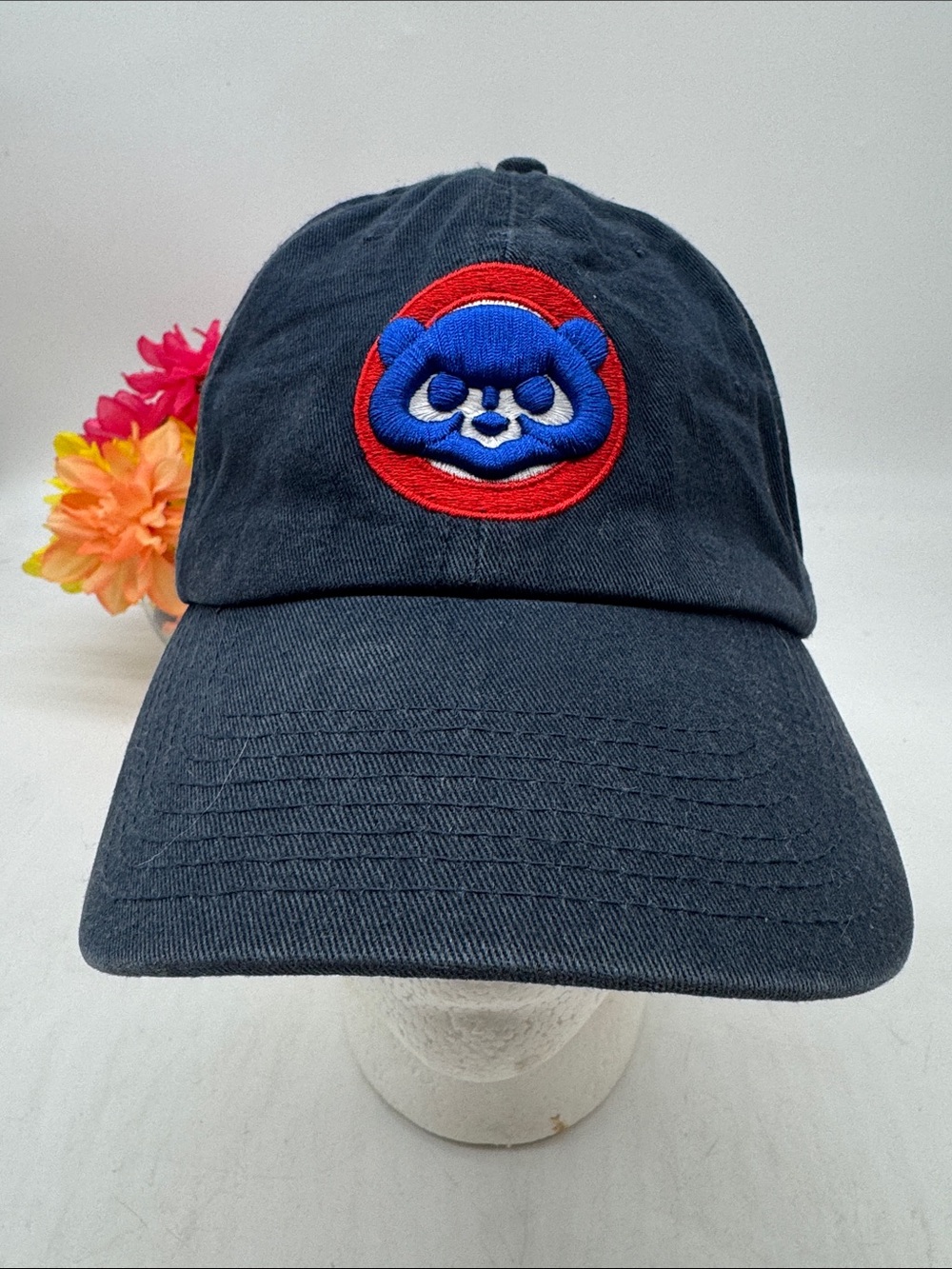 47 Navy Cubs Baseball Hat with Red & Blue Patch